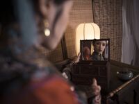 推特女神@鈦合金TiTi之高端頂級攝影系列 滿清服飾