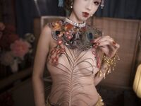 推特女神@鈦合金TiTi之高端頂級攝影系列 滿清服飾