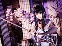 萌新推特00後露臉美少女▌白莉愛吃巧克力▌超色情Cos雷電將軍 露出粉乳嫩穴盡情展示誘人嬌軀