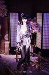 萌新推特00後露臉美少女▌白莉愛吃巧克力▌超色情Cos雷電將軍 露出粉乳嫩穴盡情展示誘人嬌軀