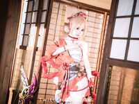 萌新推特00後露臉美少女▌白莉愛吃巧克力▌超美畫風Cos原神宵宮 可愛小蘿莉 三點全露又粉又嫩