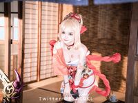 萌新推特00後露臉美少女▌白莉愛吃巧克力▌超美畫風Cos原神宵宮 可愛小蘿莉 三點全露又粉又嫩