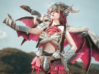 極品Cos爆機少女【喵小吉】動漫改新作《怪物獵人_曙光》極致粉穴美乳 超清4K原檔無水印