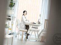 價值40美金韓國高端攝影頂級女神 ▌Yeha▌捆綁極品女醫師 爆裂黑絲鮮嫩白虎色氣逼人 跳蛋束縛控制