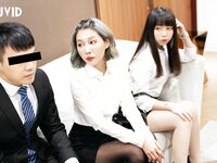 美臀巨乳姐妹花劇情演繹【組長我全都要了！超級欲女二選一！情色雙飛姐妹