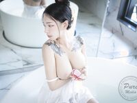 價值40美金韓國高端攝影頂級女神 ▌Yoen▌G奶尤物出水芙蓉 珍珠小丁誘人裂縫 色氣逼人