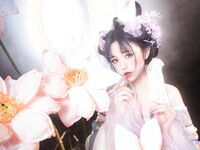 極品Cos爆機少女【喵小吉】九月新作《荷花池》古裝嬌俏美女 超干凈美鮑 高清