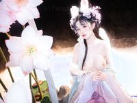 極品Cos爆機少女【喵小吉】九月新作《荷花池》古裝嬌俏美女 超干凈美鮑 高清
