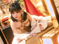 極品00後露臉網紅喵小吉閨蜜 ▌金魚kinngyo▌高清4K私拍 超極嫩玲瓏蜜乳 光溜溜私處白虎穴 金魚kinngyo -和服X緊縛