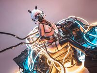 高端ACG业界女神爆机少女▌喵小吉▌巅峰金属大作《赛博朋克·超梦》壁纸党典藏必备 每期都是精品