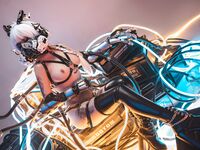 高端ACG业界女神爆机少女▌喵小吉▌巅峰金属大作《赛博朋克·超梦》壁纸党典藏必备 每期都是精品