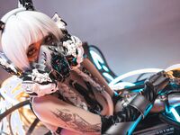 高端ACG业界女神爆机少女▌喵小吉▌巅峰金属大作《赛博朋克·超梦》壁纸党典藏必备 每期都是精品