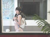 極品CosPlay爆機少女【喵小吉】純欲系新作《深夜地鐵》極致粉穴豪乳露出 超清4K原版