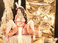 高端ACG業界極品女神爆機少女▌喵小吉▌雙子 天竺少女 猶如墮落在凡間的仙女無可挑剔