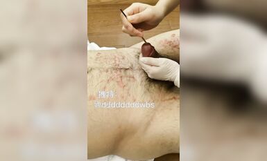 推特字母圈上海蘿莉風殘忍調教女大神【千曲醬】花樣百出極限虐奴~龜頭責罰強製取精馬眼酷刑 (53)