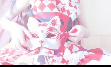 嬌嫩露臉小網紅！推特二次元卡哇伊極品妹【原野小年】粉絲群福利私拍COSER紫薇無毛粉嫩蜜穴 (10)