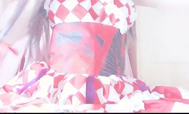 嬌嫩露臉小網紅！推特二次元卡哇伊極品妹【原野小年】粉絲群福利私拍COSER紫薇無毛粉嫩蜜穴 (12)