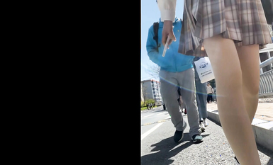 校園學生妹CD 偷拍大神學校專挑短裙學生妹 疑似內褲上有根逼毛 大膽刺激 高清 (4)