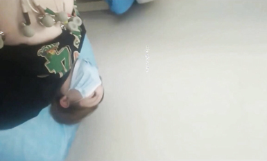 國內某體檢中心心電圖檢查偷拍 各種美乳大學生少婦美乳映入眼簾，處女的奶子圓潤堅挺好好看 (13)