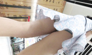 成都地鐵醫院抄底 驚現無內長腿美女 各式內內讓人噴血 幻想扒下推到啪啪 高清1080P版 (9)