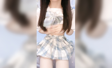 超高顏值的軟妹！JK美少女！【十月喵】我竟然流鼻血了！ (3)