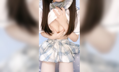 超高顏值的軟妹！JK美少女！【十月喵】我竟然流鼻血了！ (3)