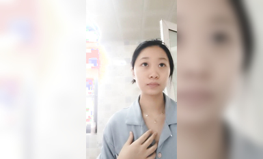 應求更新！美胸大學生~【眼裡有星辰】道具自慰~好騷好美！ (2)