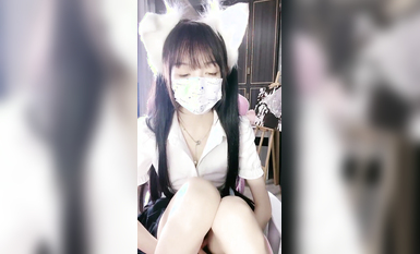 絕對極品！清純系天花板！雙馬尾頂級美少女，纖細美腿白絲襪，玻璃棒插無毛嫩穴，快速猛捅流出白漿