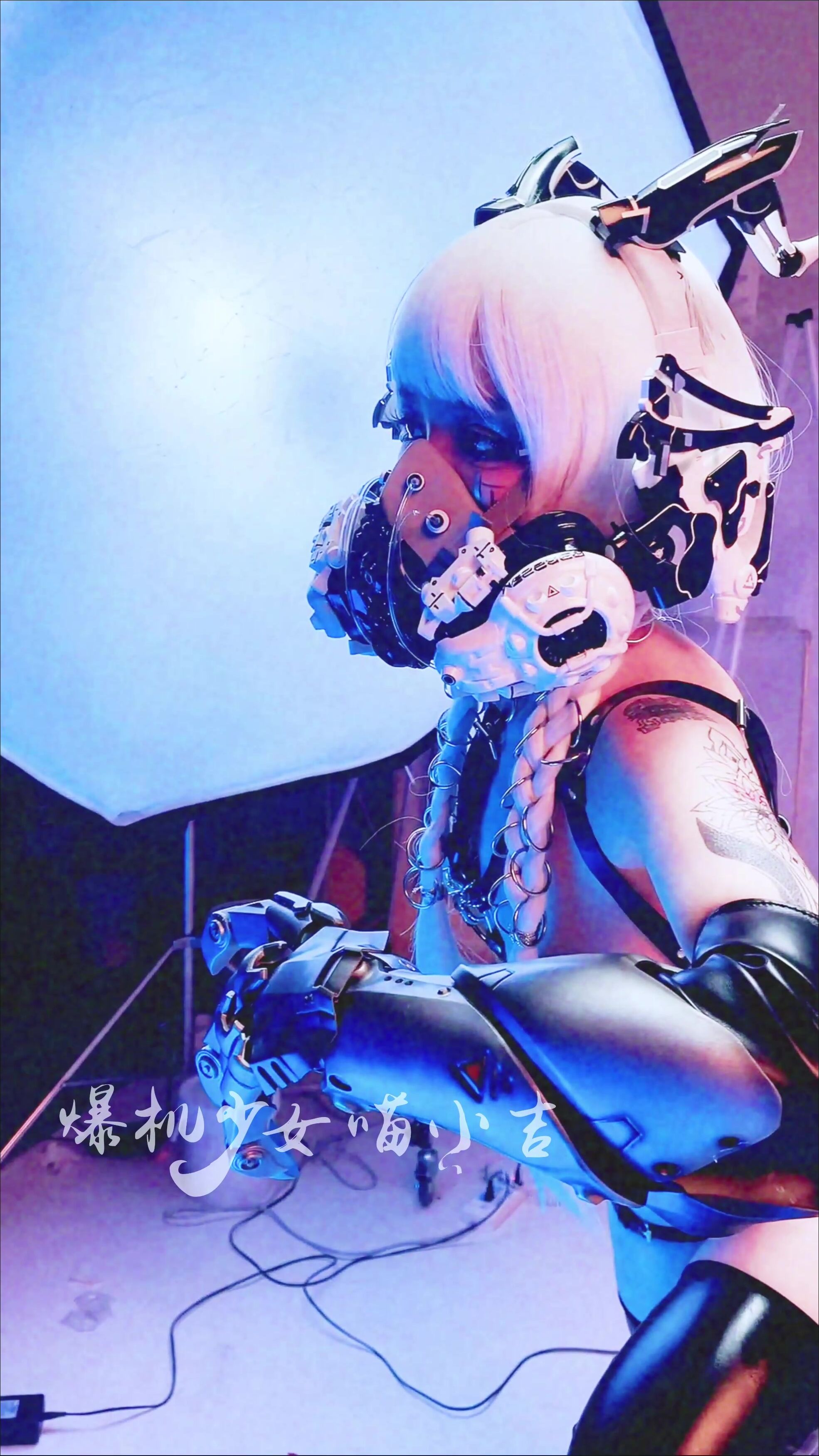 高端ACG业界女神爆机少女▌喵小吉▌巅峰金属大作《赛博朋克·超梦》壁纸党典藏必备 每期都是精品 (1)