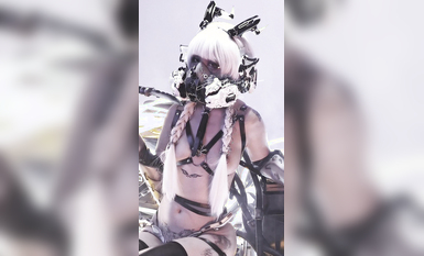 高端ACG业界女神爆机少女▌喵小吉▌巅峰金属大作《赛博朋克·超梦》壁纸党典藏必备 每期都是精品 (2)