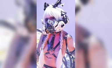 高端ACG业界女神爆机少女▌喵小吉▌巅峰金属大作《赛博朋克·超梦》壁纸党典藏必备 每期都是精品 (2)