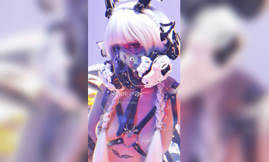 高端ACG业界女神爆机少女▌喵小吉▌巅峰金属大作《赛博朋克·超梦》壁纸党典藏必备 每期都是精品 (2)