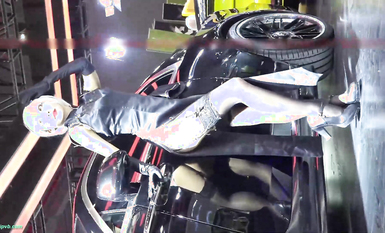 【展会走光】CAS车展模特走光车模 刁鉆摄影师 (1)