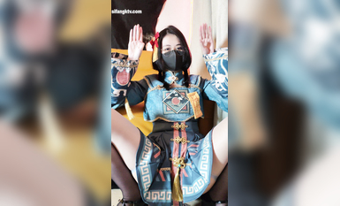 【超极品 可爱少女】抖音网红反差母狗『奶咪』最新啪啪新作-白丝啪啪 顶着爆臀侧插内射 (6)