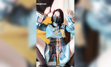 【超极品 可爱少女】抖音网红反差母狗『奶咪』最新啪啪新作-白丝啪啪 顶着爆臀侧插内射 (6)