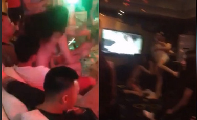 真实自拍~国内夜场KTV会所不雅视频集~大哥包厢干房公主~全裸陪唱女口活激情艳舞~各种道具自插~超级淫荡