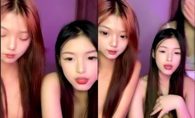 极品中的极品 【涵涵路路姐妹花】大奶姐与小奶妹的诱惑~成年学生被狼~非常哇塞 和尚看了也要射！3V (1)