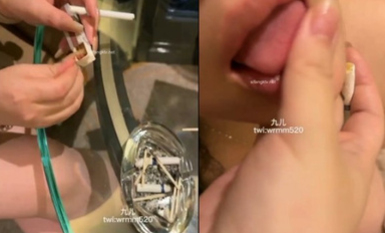 极品温柔妹妹『九儿』巨乳高价定制《记录第一次约炮》各种被蹂躏 棒棒糖插逼 商场开档丝袜露出 (3)