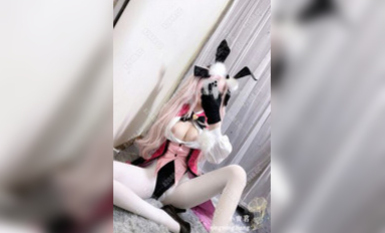 粉嫩蘿莉@小青茗之玉藻前兔女郎 (2)