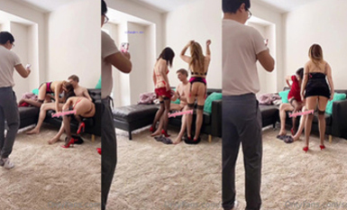 加拿大華人圈『索菲婭』最新VIP訂閱私拍⑤露臉淫亂轟趴 場面淫亂淫靡 完結篇 高清 (4)