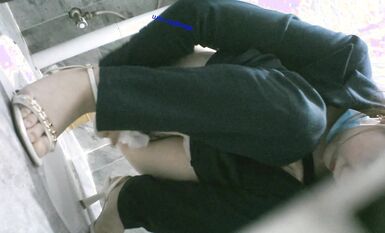 八月最新私房大神 隔牆有眼 原創廁拍 饅頭肥穴勾魂黑絲透明內褲 (8)