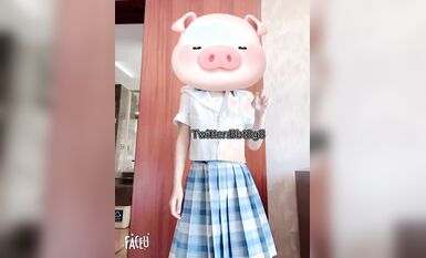 青春無敵 超高人氣極品眼鏡小姐姐旺仔桃嘰私人定製各種潮流BGM裸舞白虎逼飽滿大奶亂顫很頂 (5)