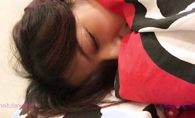 暗黑部落尻語錄！極品巨乳肥臀露臉美女酒後亂性 睡夢中被肏醒無套內射擼點很高完整版 (9)