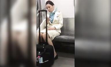 【真實空姐】各大航空美麗空姐 不欲人知的真實反差 (43)