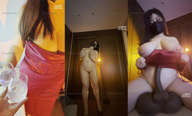 【巨乳肥臀❤️白虎穴】推特巨乳溫柔妹妹『九兒』七月最新爆乳私拍 超大長黑屌騎乘頂操『一步到胃』