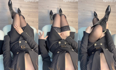 shirley 黑絲長靴  (2)