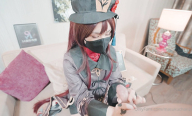 高質量網紅@知名女神玩偶姐姐閨蜜『馬蘇兒』合集 COS原神 胡桃