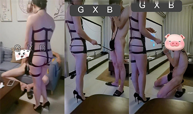 《極品反差淫妻泄密》真實騷妻居家轟趴無套內射刷鍋第一人！推特頂級綠帽奴GXB私拍調教啪啪3P美臀粉屄真不錯完結2 (49)