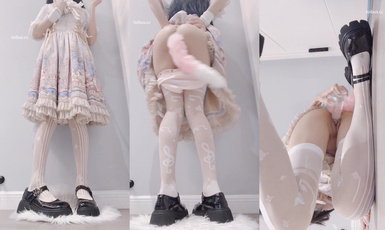 cuteli520 -洛麗塔音符襪