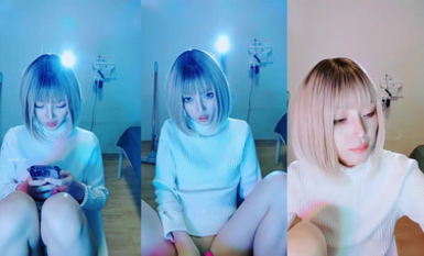 短發可愛網紅臉女神 丁克夫 (2)